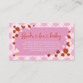 Summer Daisy Berry Sweet Books for Baby Shooting Begleitkarte (Vorderseite)