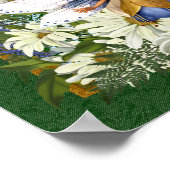 Summer Daisy Blue Fee Poster (Ecke)