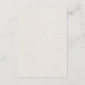 Summer Daisy Blue Floral Botanic Enclosure Card Begleitkarte (Rückseite)