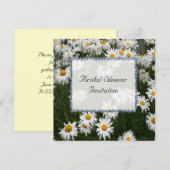 Summer Daisy Bridal Dusche Einladung (Vorne/Hinten)