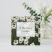 Summer Daisy Bridal Dusche Einladung (Stehend Vorderseite)