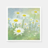 Summer Daisy Field Serviette (Vorderseite)