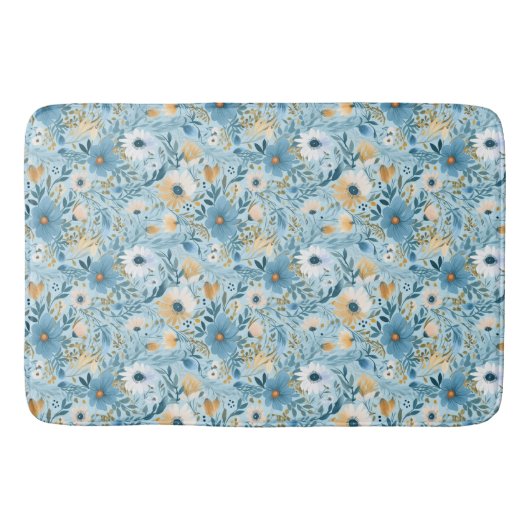 Summer Daisy Meadow Badematte (Vorderseite)