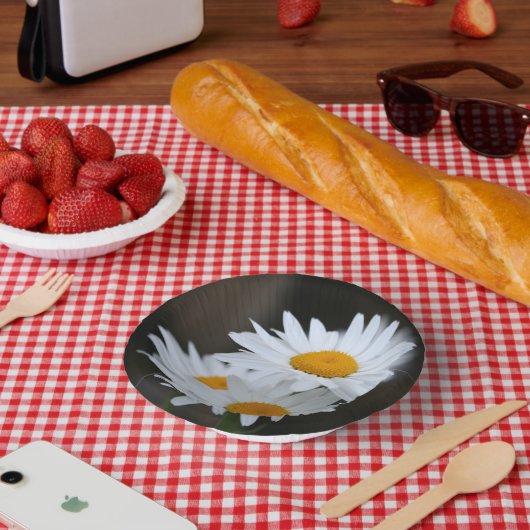 Summer Daisy Paper Bowl Plate Pappteller (Picknick)