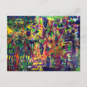 "Summer Dance" - Akryllische Art Postkarte