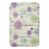 Summer Dandelion Design Badematte (Vorderseite Vertikal)