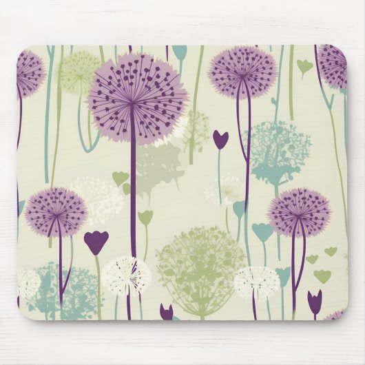 Summer Dandelion Design Mousepad (Vorne)