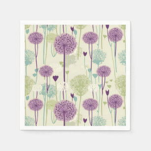 Summer Dandelion Design Serviette