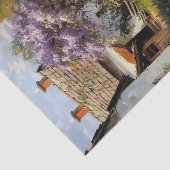 Summer Day with Chickens by Peder Mork Monsted Seidenpapier (Ausschnitt)