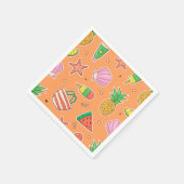 Summer Days Beach Paper Napkin Serviette (Ecke)