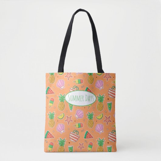 Summer Days Beach Tasche (Vorderseite)