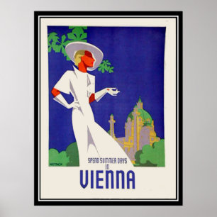 Summer days in Vienna Print Poster