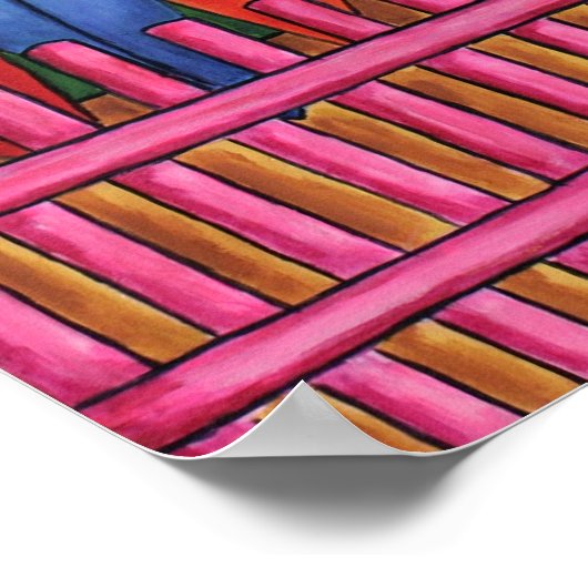 Summer Delight Print Poster (Ecke)