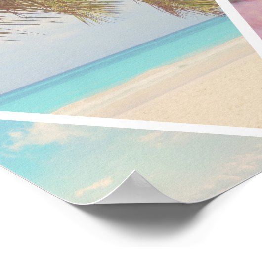 Summer Diamond Pattern Poster (Ecke)