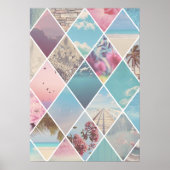 Summer Diamond Pattern Poster (Vorne)