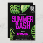 Summer DJ Event Beach Party Bar Club Flyer Einladung (Vorne/Hinten)
