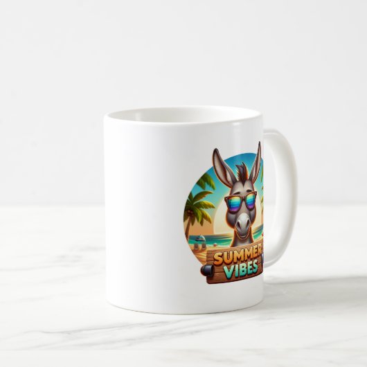 Summer Donkey Kaffeetasse (VorderseiteRechts)