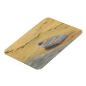 Summer Dory - Boot an der Küste Magnet (Linke Seite)