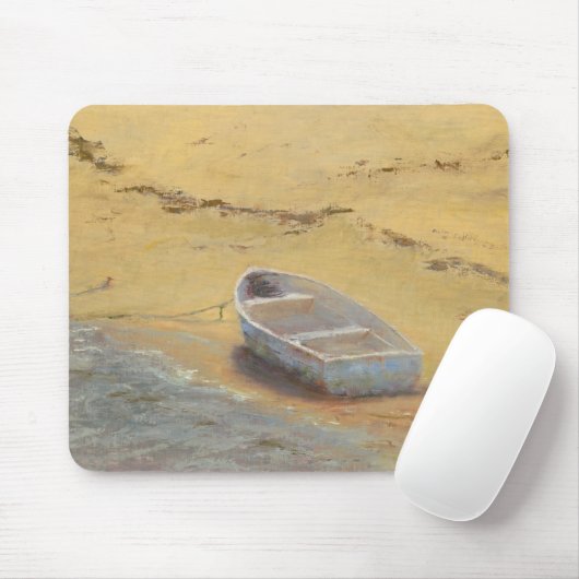 Summer Dory - Boot an der Küste Mousepad (Mit Mouse)