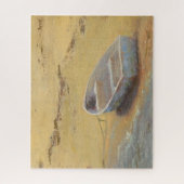 Summer Dory - Boot an der Küste Puzzle (Vertikal)