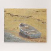 Summer Dory - Boot an der Küste Puzzle (Horizontal)