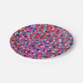 Summer Dreams Abstrakt Print Pappteller (Schrägansicht)