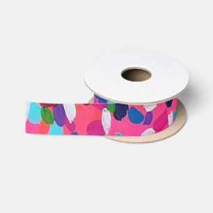 Summer Dreams Abstrakt Print Satinband