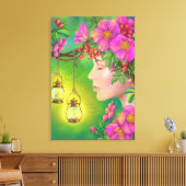 Summer Dreams Stretched Canvas Print Leinwanddruck (Insitu (Wohnzimmer))