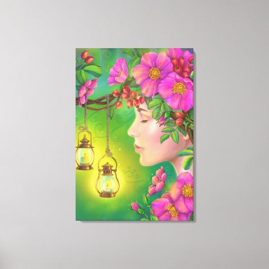 Summer Dreams Stretched Canvas Print Leinwanddruck (Vorderseite)