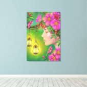 Summer Dreams Stretched Canvas Print Leinwanddruck (Insitu (Holzboden))