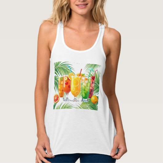 Summer Drinks Tank Top (Vorderseite)