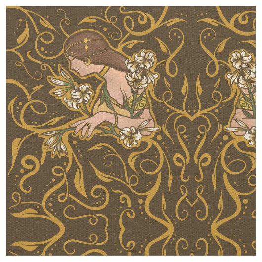 Summer Druid Goddess Stoff (Nahaufnahme)