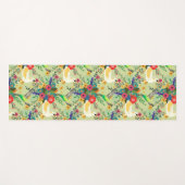 Summer Dschungel Tropical Parrot Blume Blossom Yogamatte (Vorderseite (Horizontal))