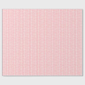 Summer Dusty Rose Blush Pink White Zigzag Streifen Geschenkpapier (Flach)