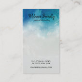 Summer Earring Display für den Aquareller Visitenkarte (Rückseite)