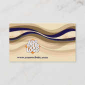 Summer Earth Hills mit Logo-Visitenkarte Visitenkarte (Rückseite)