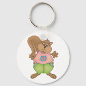 Summer Eichhörnchen Schlüsselanhänger (Vorderseite)
