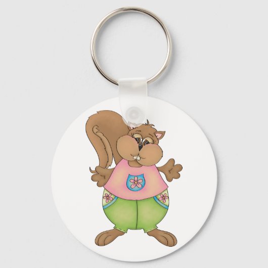 Summer Eichhörnchen Schlüsselanhänger (Rückseite)