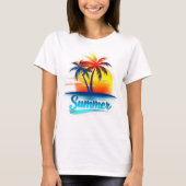 Summer en Azul  T-Shirt (Vorderseite)