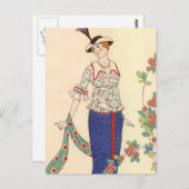 Summer Ensemble George Barbier Postkarte (Vorne/Hinten)