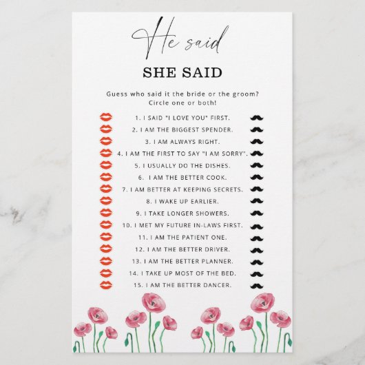 Summer Er sagte, sie sagte, Brautparty (Vorderseite)