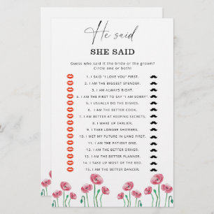 Summer Er sagte, sie sagte, Brautparty