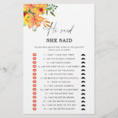 Summer Er sagte, sie sagte, Brautparty (Vorderseite)