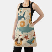 Summer Escape All-Over Print Apron Gift Schürze (InSitu)