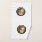 Summer Escape Tropical Beach Sunset Bath Towel Badhandtuch Set (Handtuch)