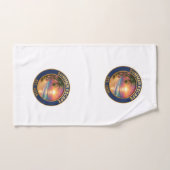 Summer Escape Tropical Beach Sunset Bath Towel Badhandtuch Set (Handtuch)