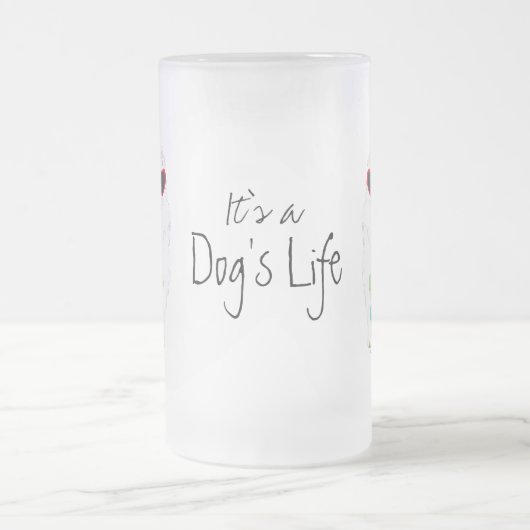 Summer Eskie Mattglas Bierglas (Mittel)