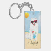 Summer Eskie Schlüsselanhänger (Vorderseite links)