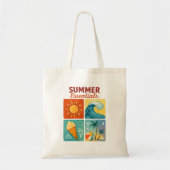 Summer Essentials Tasche — Retro Beach Vibes (Vorne)