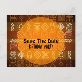 Summer Ethnic 17. Geburtstag Save the Date Ankündigungspostkarte